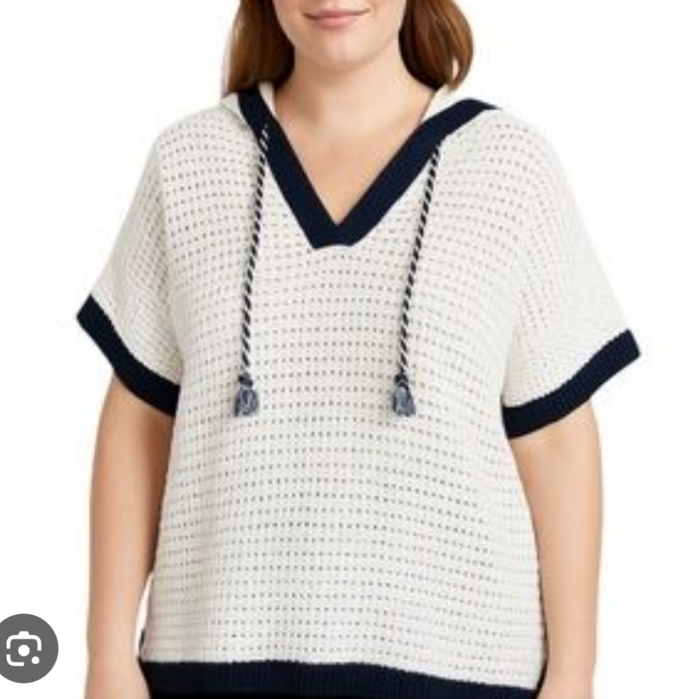 Lou & Grey Knit Swim Cover Up Top